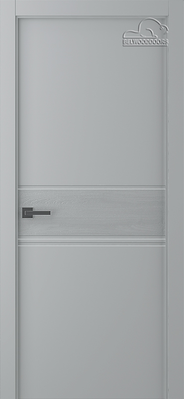 Дверное Полотно Пвдгщ "Твинвуд 2" Эмаль Светло - Серый 2,0-0,8 Smart Core