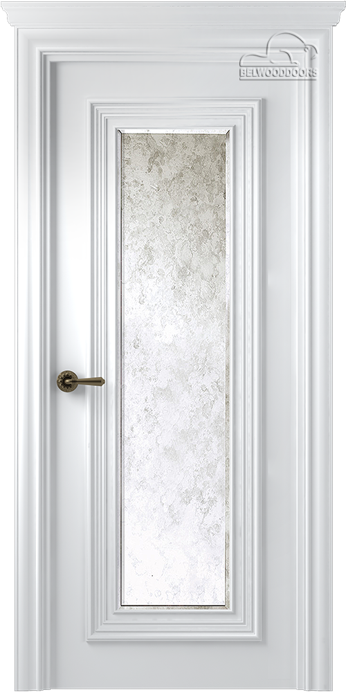 Дверное Полотно Пвдгщ "Палаццо 1" Эмаль Белый 2,0-0,7 Smart Core С Зеркалом Mirold Morena